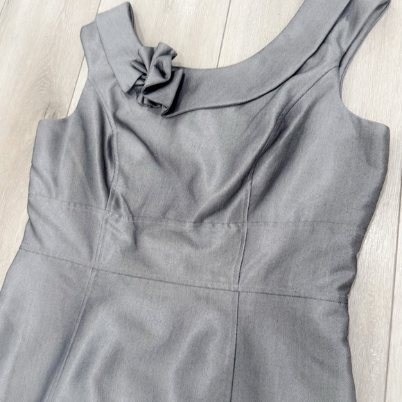 Calvin klein silver/ gray metallic sheath dress ❤️ - Picture 3 of 6